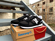 Чоловічі оригінальні кросівки Saucony Shadow Original Black/White чорні з білим, фото 4