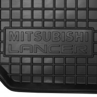 Коврики в салон для Mitsubishi Lancer 9 (04-09) резиновые, черные (AVTO-Gumm) - фото 5 - id-p1142143793