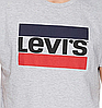 Чоловіча футболка levi's® Logo Tee - Heather Grey, фото 3