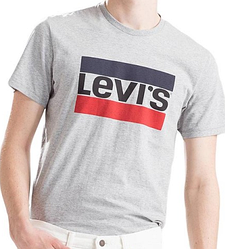 Чоловіча футболка levi's® Logo Tee - Heather Grey