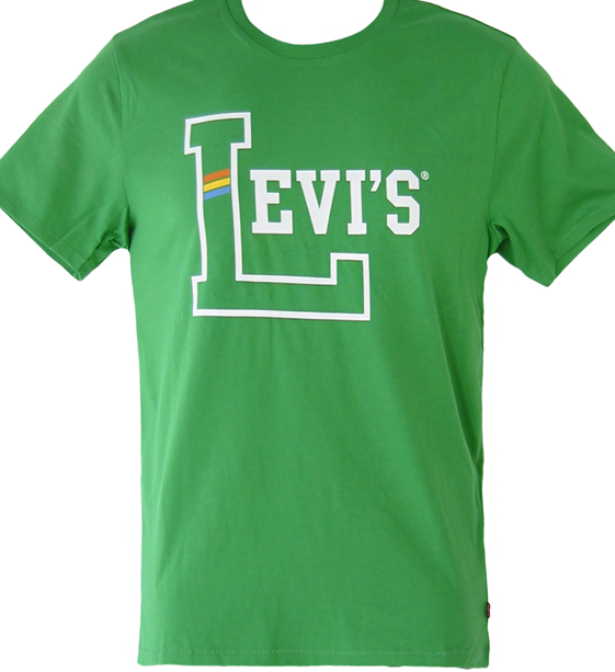 Чоловіча футболка Levis® Graphic Tee - Rainbow Green Medium, фото 1