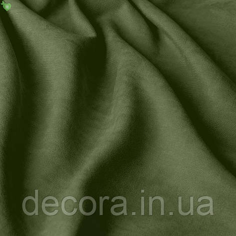 Однотонна декоративна тканина велюр білого кольору, Туреччина 121000v24, фото 2