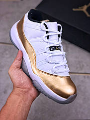 Air Jordan 11 Retro “Metallic Gold” LOW  AJ11  чоловічі кросівки