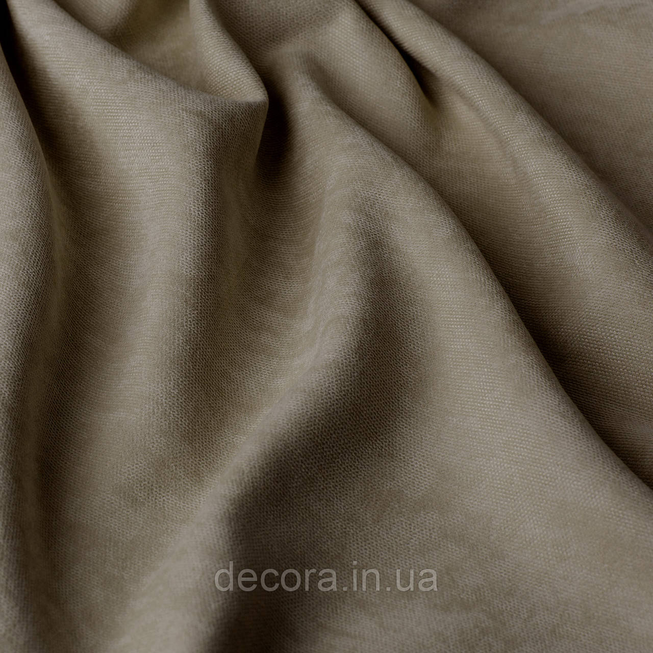 Римська штора із однотонної тканини велюр, темно-шоколадний 121000v41
