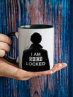 Кухоль "I am Sherlocked" (Шерлок), дриль на кружечках, 3d-термодрук