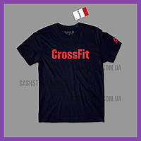 Футболка Reebok 'CrossFit Speedwick F.E.F. Graphic' с биркой | Рибок | Тёмно-синяя