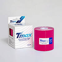 Кинезио тейп Tmax Cotton Tape 7.5cm X 5m (розовый)