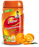 Дабур Чаванпраш со вкусом апельсина 500г, Dabur Chyawanprash Orange, Аюрведа Здесь