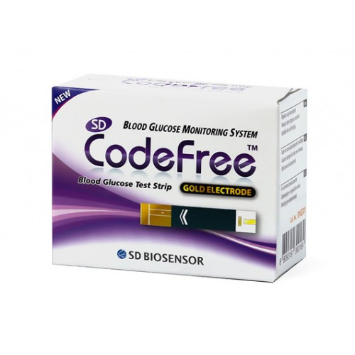 Тест-смужки для визначення цукру в крові SD CodeFree™ 50 шт.