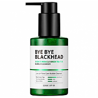 Кислородная маска пенка SOME BY MI Bye Bye Blackhead 30 Days Miracle Green Tea Tox Bubble Cleanser 120 г