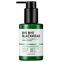 Киснева маска пінка SOME BY MI Bye Bye Blackhead 30 Days Miracle Green Tea Tox Bubble Cleanser 120 г