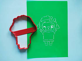 3D формочки-вирубки для пряників "Овечка 10"