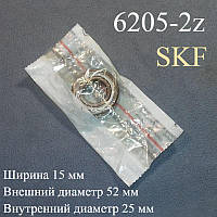 Подшипник SKF 6205-2z/C3 (25-52-15) в упаковке от "Indesit - Merloni" для стиральной машины