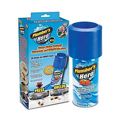 Набір для прочищення унітазу і каналізаційних труб вантуз Plumber's Hero