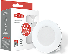 Світлодіодний світильник Maxus 4W тепле світло (1-SDL-001-01)