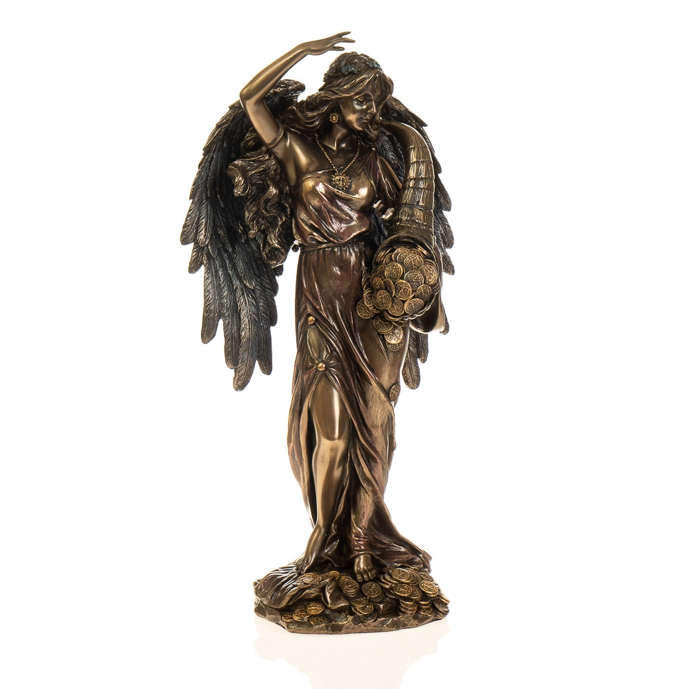 Статуетка настільна Veronese Фортуна богиня удачі 29 см 75254 коричневий