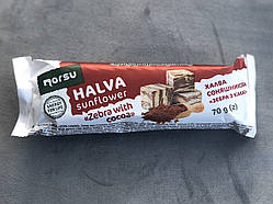 Халва «зебра з какао» TM Norsu 70g