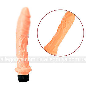 Вібратор Scala Penetrating Pleasures з венками жіночий 23 см Класичні і реалістичні вібратори