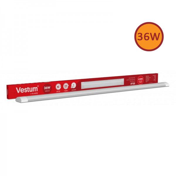 Світильник LED лінійний світлодіодний Vestum 1,2M 36 W 6500 K 220V