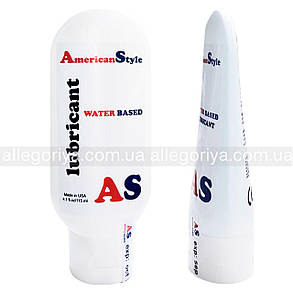Лубрикант American Style на водной основе 115 ml + Вибратор Вагинально - Анальный 2в1, фото 2