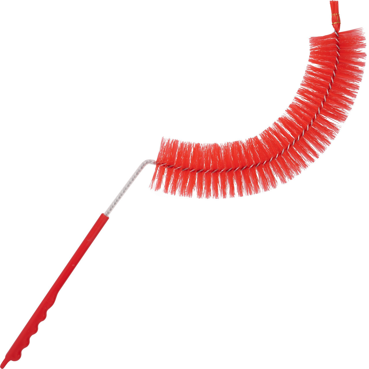 Єршик для миття пляшок та балонів вигнутий. Єрш для великих бутелів., фото 1