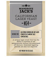 Пивные дрожжи Mangrove Jack's Californian Lager M54. Дрожжи для пива Мангрув Джек. Для лагеров.