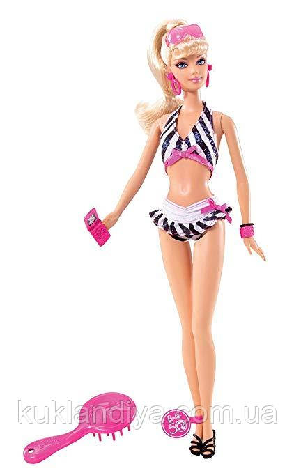 Лялька Barbie в купальнику Ексклюзив 50-річчя тоді і зараз (1959 - 2009)