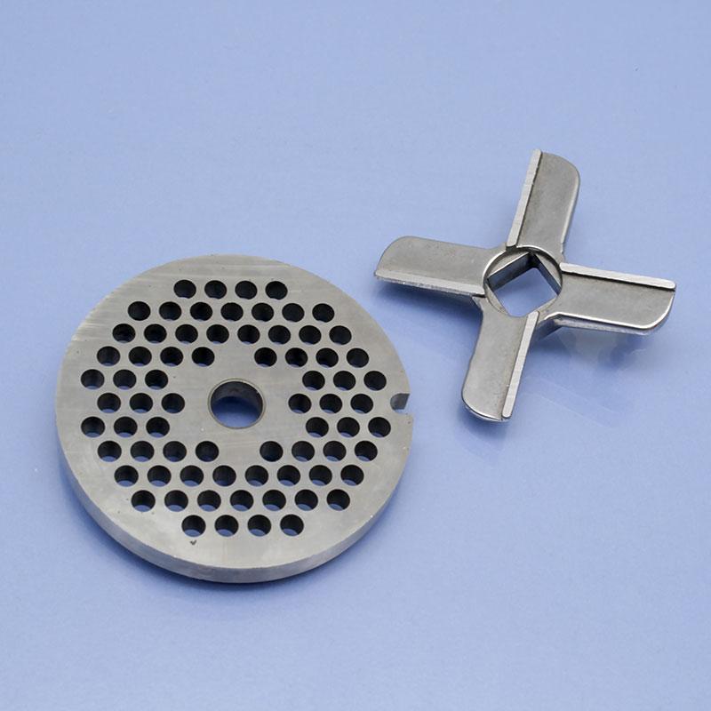 Ніж і Решітка для м'ясорубки Dex DMG-355Q, фото 1