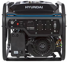 Двопаливний генератор газ-бензин Hyundai HHY 3050FE 3 кВт, фото 3