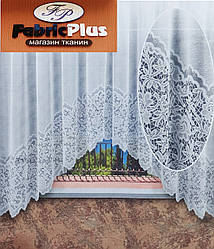 Гардина на кухню арка біла 165*300 см