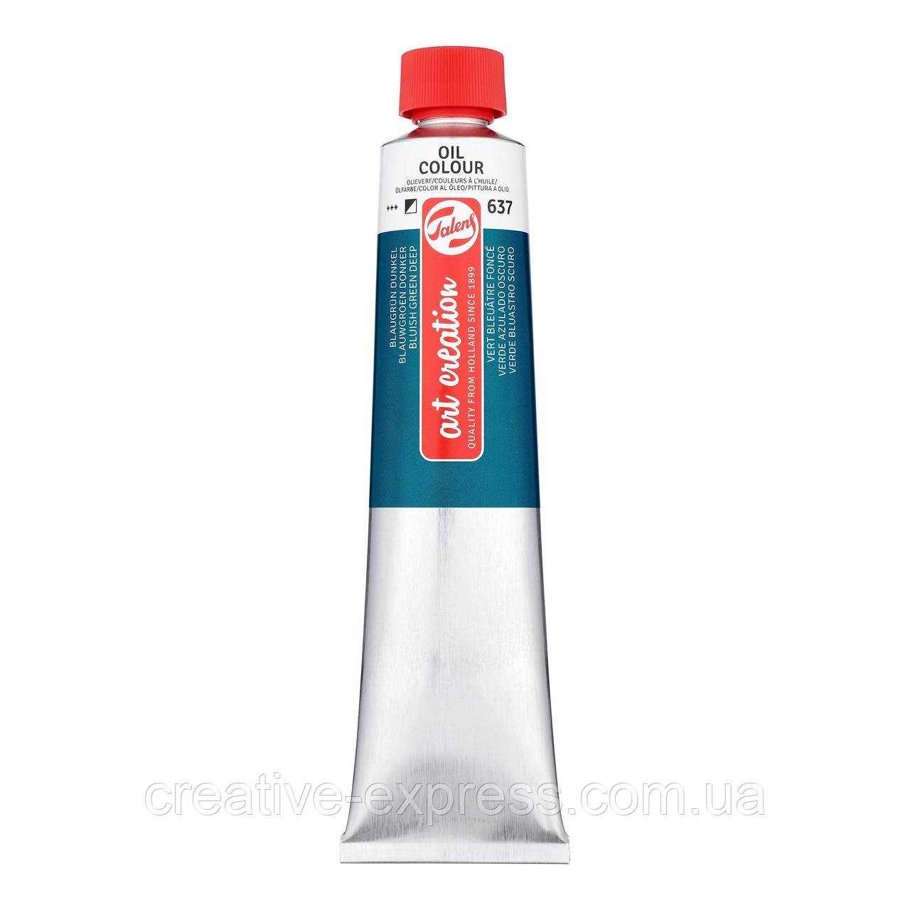 Фарба олійна ArtCreation, (637) Синьо-зелений темний, 200 мл, Royal Talens