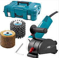 Щіткова шліфувальна машина ST62 Virutex + щітка металева + щітка нейлонова + набір ключів + валіза
