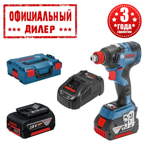 Гайковерти акумуляторні Bosch GDX 18V-200 C (18В, 2х5.0Ач, 200 Нм)