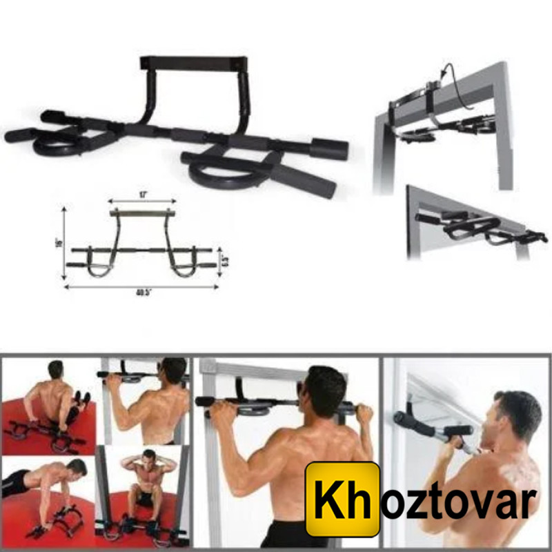 Турнік, мінітренажер для встановлення у дверний отвір — пристрій Power Trainer Pro, фото 1