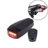 Велосипедний ліхтар Antusi A6 велосипедна сигналізація з пультом гудок (003581)