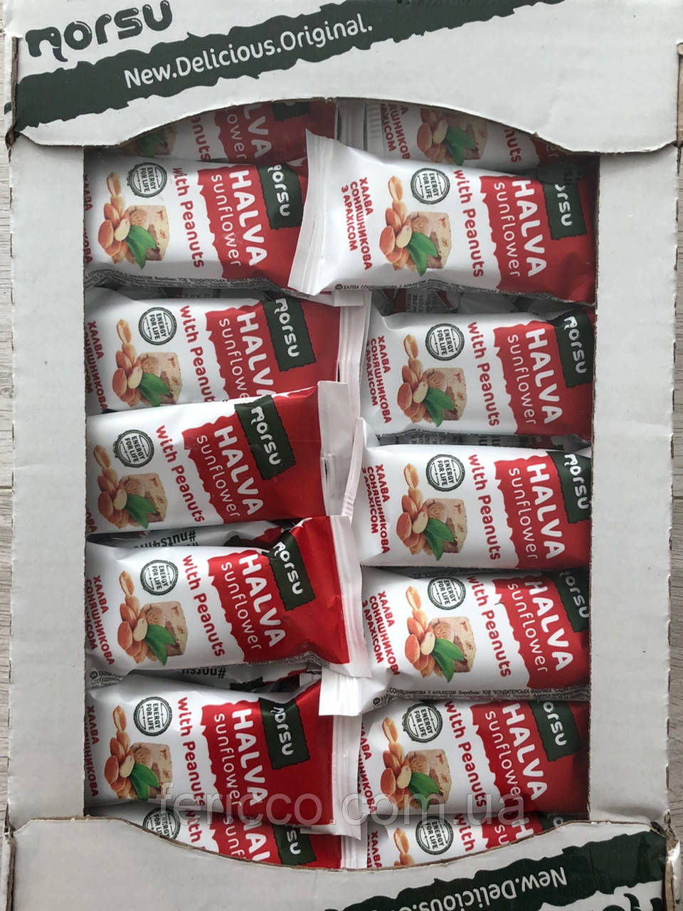 Халва з арахісом ТМ Norsu 30g 1,5 кг