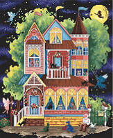 Набор для вышивания крестом TM "LetiStitch" LETI 937 Fairy tale house
