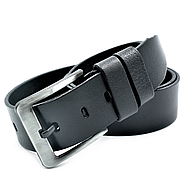 Ремінь чоловічий шкіряний Weatro Чорний m-45kozh-0389, фото 2