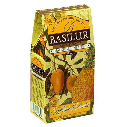 Черный чай Basilur Манго и ананас 100 г (На замовлення 1-2 дні)
