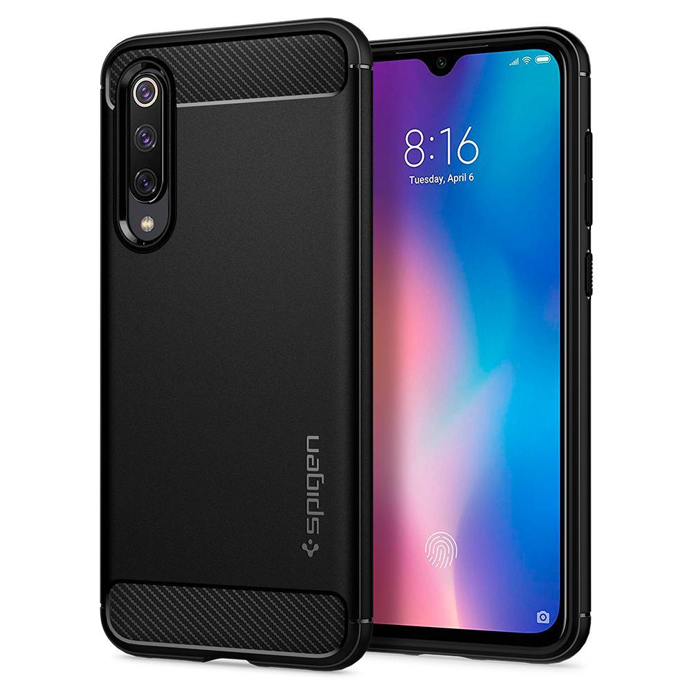 Чехол Spigen для Xiaomi Mi 9 SE Rugged Armor, Black (S46CS26435)