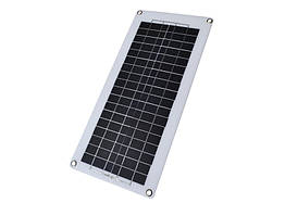 Портативна сонячна панель 10 Вт, 1xUSB/Power jack 5,5mm