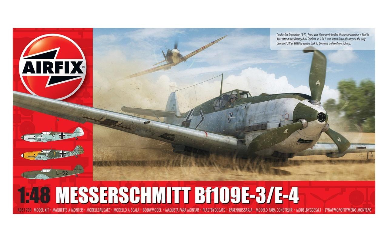 Месершміт Bf109E-3/E-4. 1/48 AIRFIX 05120B