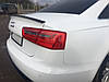 Спойлер Audi A6 C7 (тонкий) сабля тюнінг, фото 9