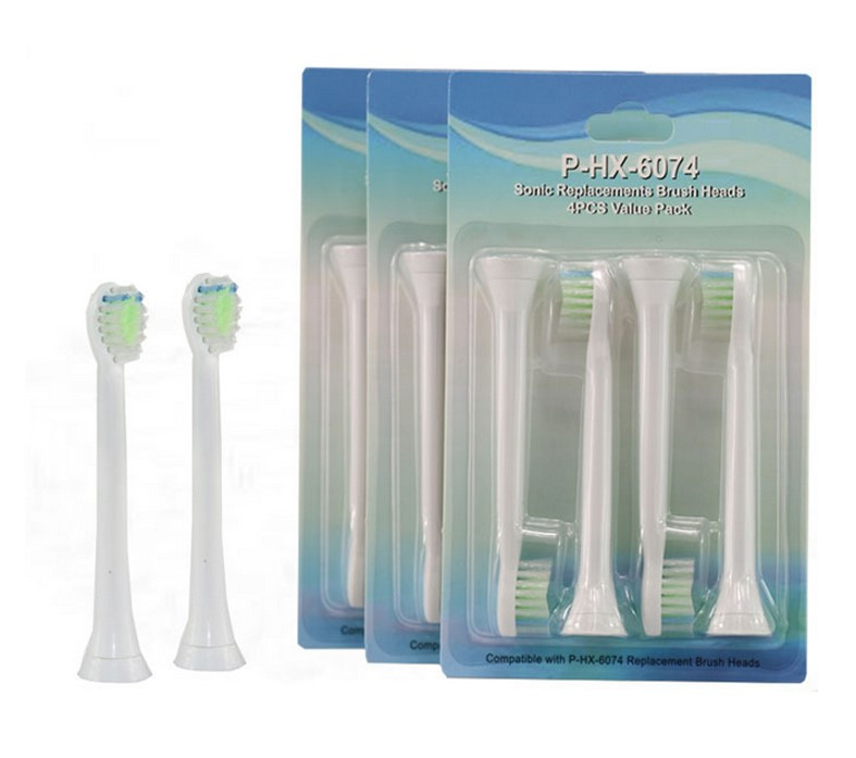 Сменные мини насадки Philips P-HX-6074 HX6074 для электрических зубных щеток Philips 01270, фото 1