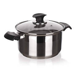 Каструля з нержавіючої сталі з кришкою 2,65 L Akcent Ne