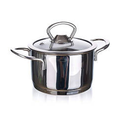 Каструля зі скляною кришкою міні 750ml 12x8cm