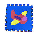 Килимок-пазл EVA , «Транспорт» набір 12 шт. 1,08 м2, 30х30 см, т. 10 мм щіл. 100 кг/м3 TERMOIZOL®, фото 4