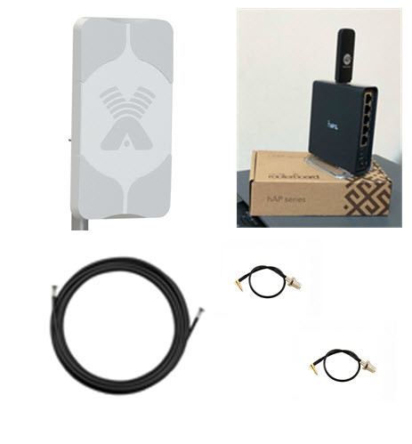 Комплект Home Antex WiFi 4G інтернет у приватний будинок Зона Wi-Fi 150 м