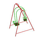 Гойдалки двомісні для вулиці "ВАГИ" 2 в 1 для дитини і мами, фото 4