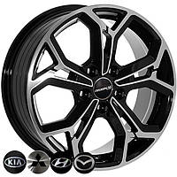 Литые диски ZF FE190 R16 W6.5 PCD5x114.3 ET42.5 DIA67.1 (BMF)